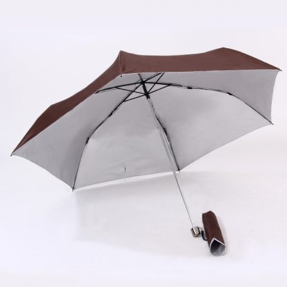UMB0073 Rubber Handle Foldable Slim Umbrella