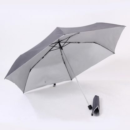 UMB0073 Rubber Handle Foldable Slim Umbrella