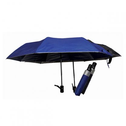 UMB0090 Silver Coated Auto Open Foldable Umbrella