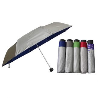 UMB0093 Silver Coated Lightweight Foldable Umbrella