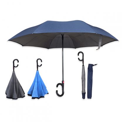 UMB0119 Auto Open Reversible Umbrella with C Handle