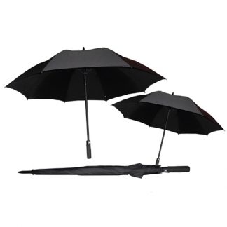 UMB0123 - 30″ Black Auto Open Golf Umbrella