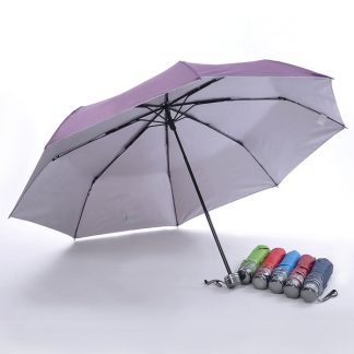 UMB0132 - 3 Fold Windproof UV Foldable Umbrella