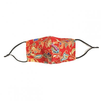 LSP0681 Batik Face Mask - Red